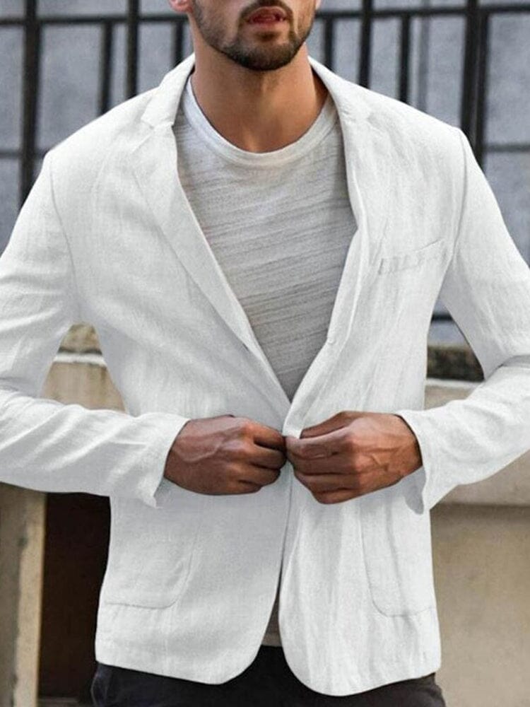 Valenzora | Lässiger Blazer aus weicher Baumwolle