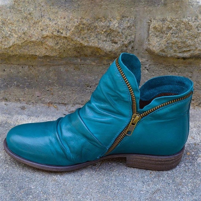 Valenzora | Damen-Reißverschlussstiefel