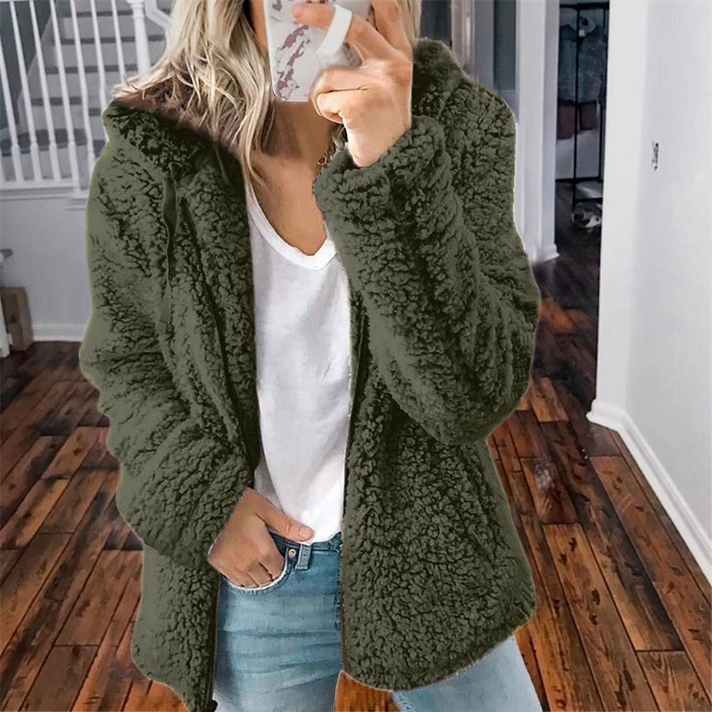 Valenzora | Weiche Kapuzenjacke für Damen