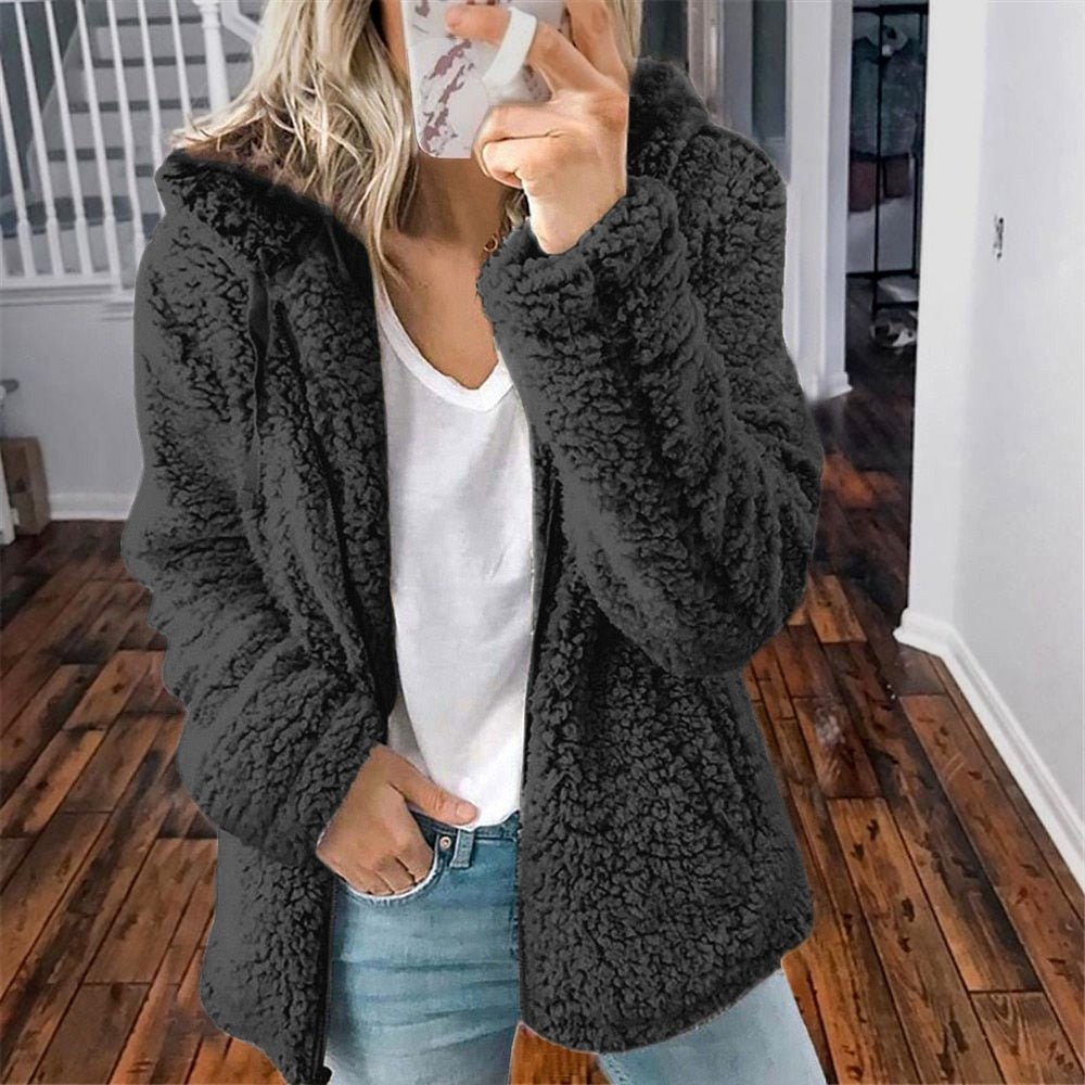 Valenzora | Weiche Kapuzenjacke für Damen