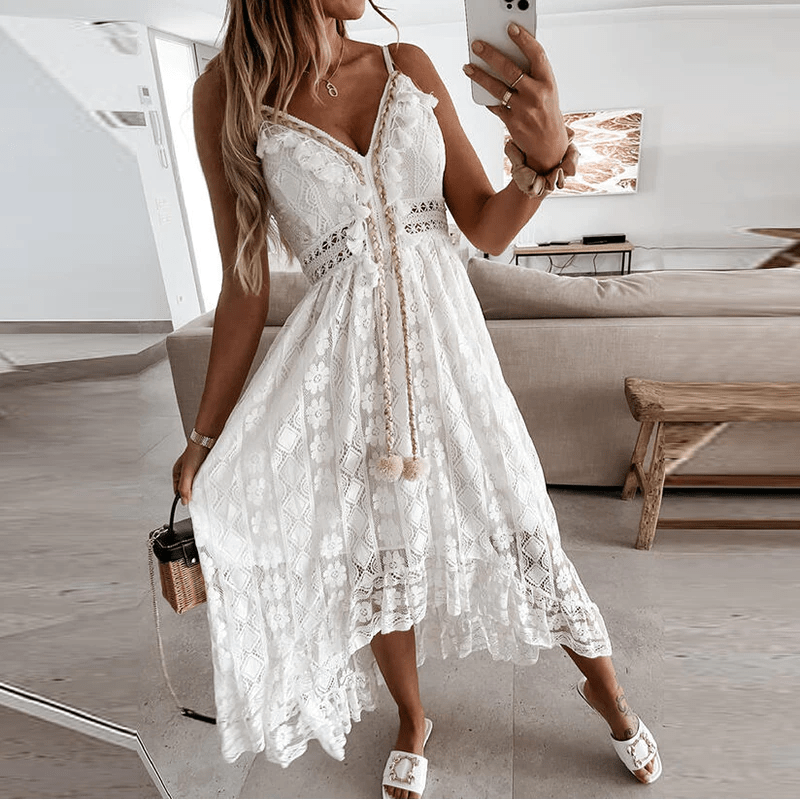 Valenzora | Dress - Jasmine lace dress for a refined look