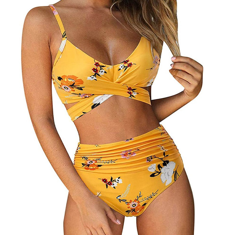 Valenzora | Colorful high-waisted bikini for women