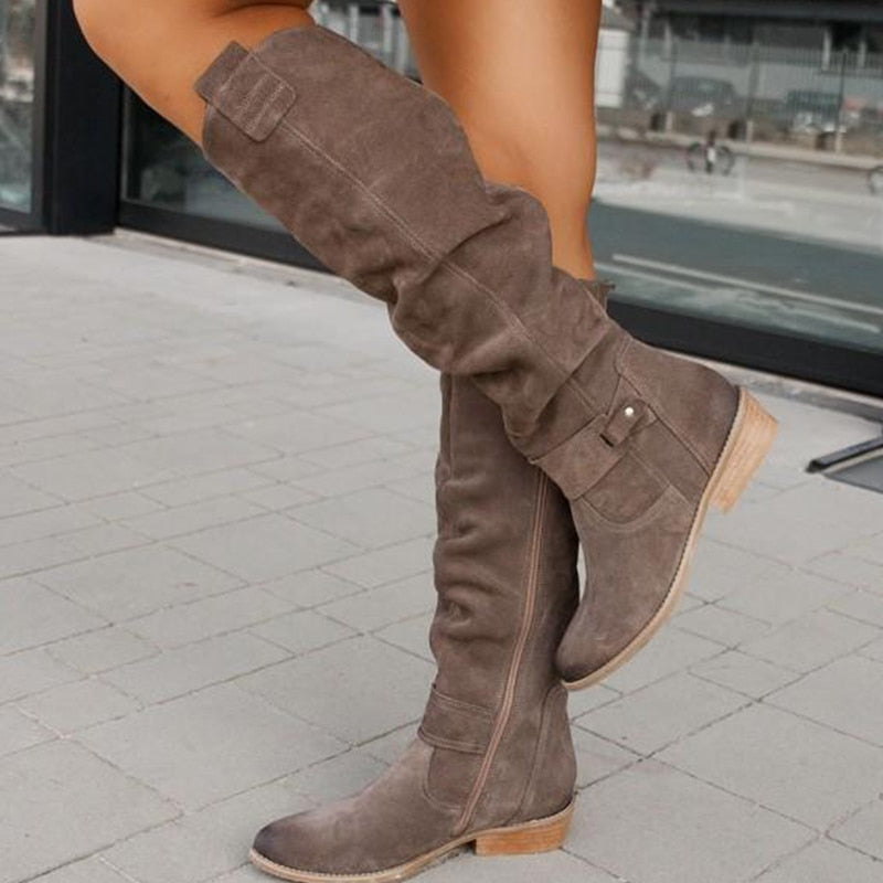Valenzora | Warm suede boots - Cozy & Stylish
