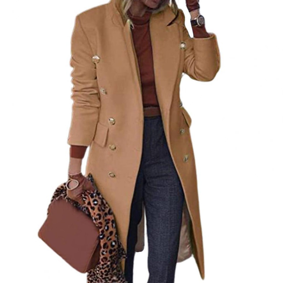 Valenzora Double-breasted coat