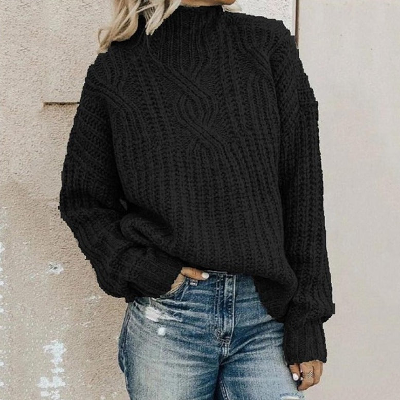 Valenzora Plus-Size Rollkragenpullover