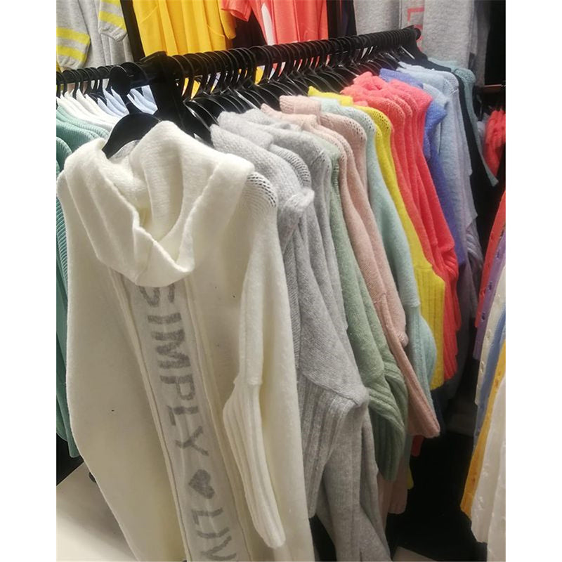 Hooded snuggle coat: Women's cardigan with letter print