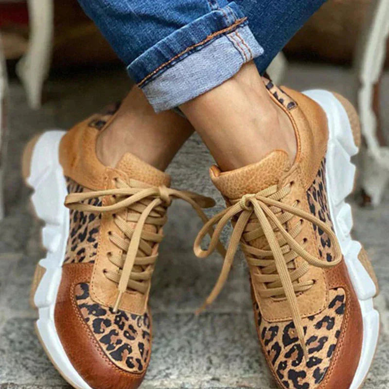 Valenzora | Comfortable leopard print sneakers