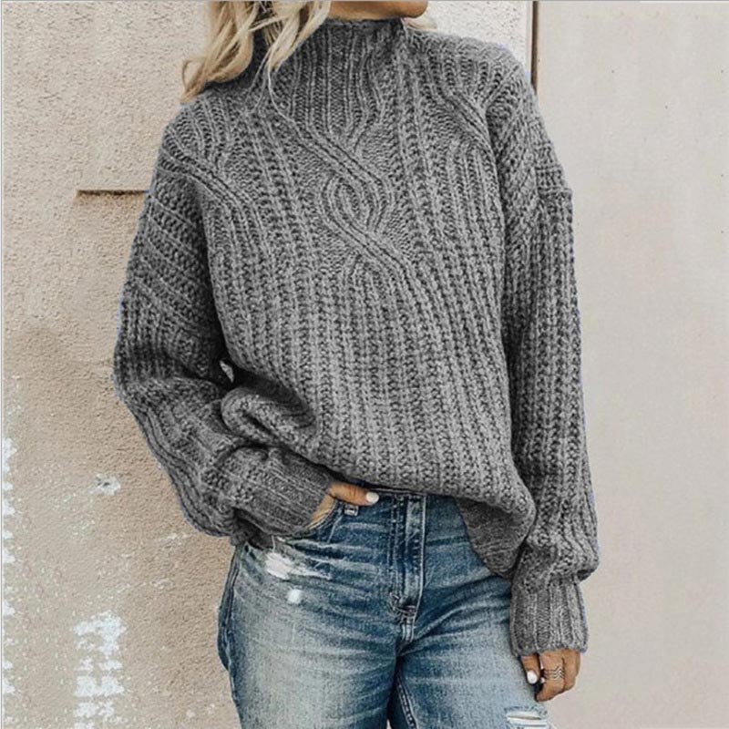 Valenzora Plus-Size Rollkragenpullover