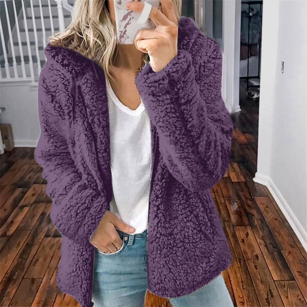 Valenzora | Weiche Kapuzenjacke für Damen