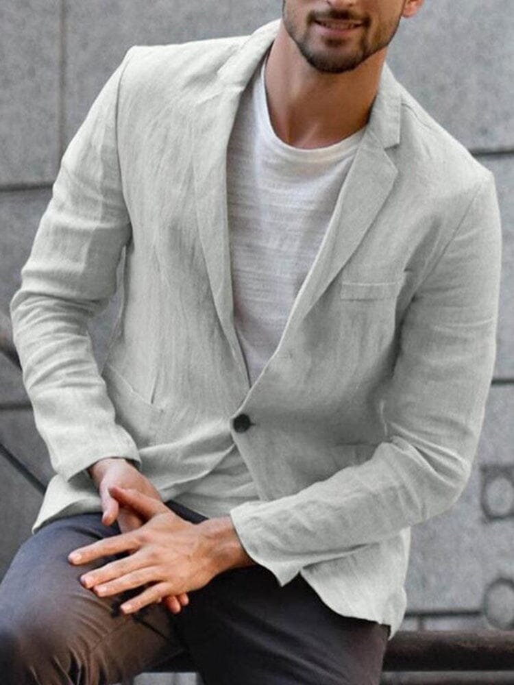 Valenzora | Lässiger Blazer aus weicher Baumwolle