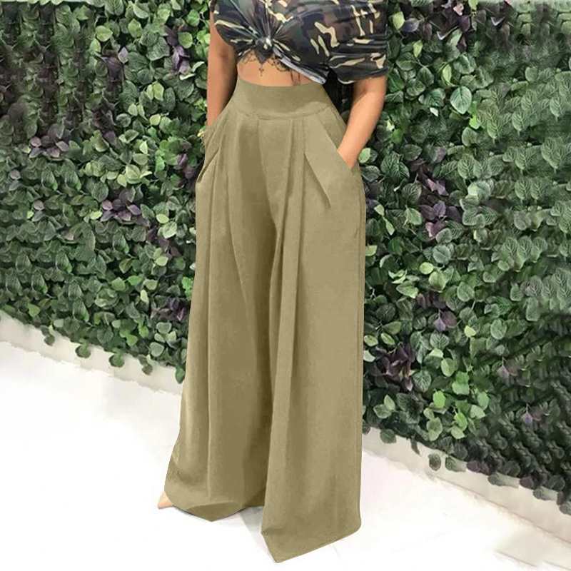 Valenzora - Wide-leg autumn trousers