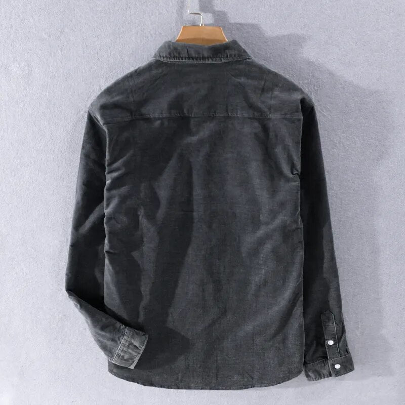 Valenzora | Langärmeliges Overshirt aus weichem Denim