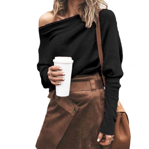 Valenzora Pullover | Trendiger, weicher Off-Shoulder-Pullover