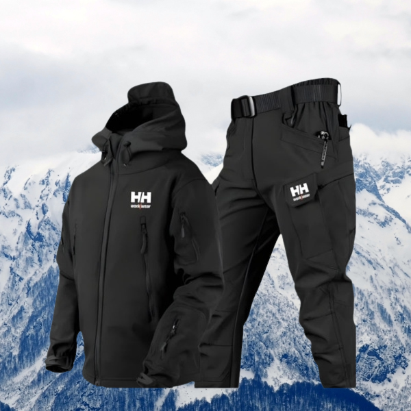 Valenzora | Warmer Jacken- und Hosen-Set mit Reißverschluss und Taschen
