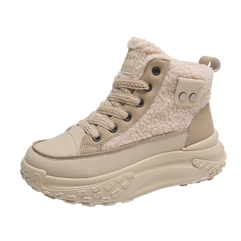 Valenzora – Wasserdichte Plüsch-Stiefeletten