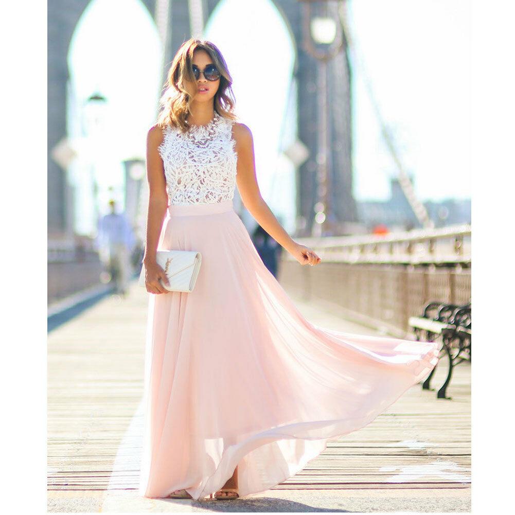 Valenzora | Sleeveless dress Elegant lace top Flowing long skirt Festive wear