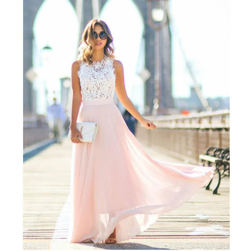 Valenzora | Elegantes Damenkleid mit Spitze