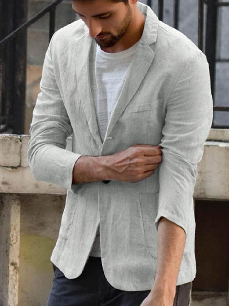 Valenzora | Lässiger Blazer aus weicher Baumwolle