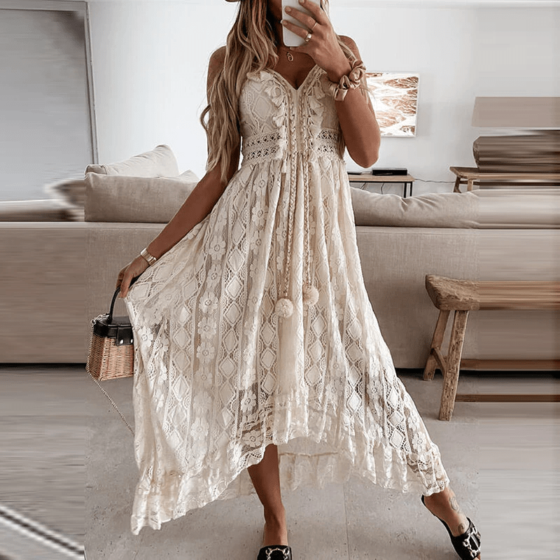 Valenzora | Dress - Jasmine lace dress for a refined look