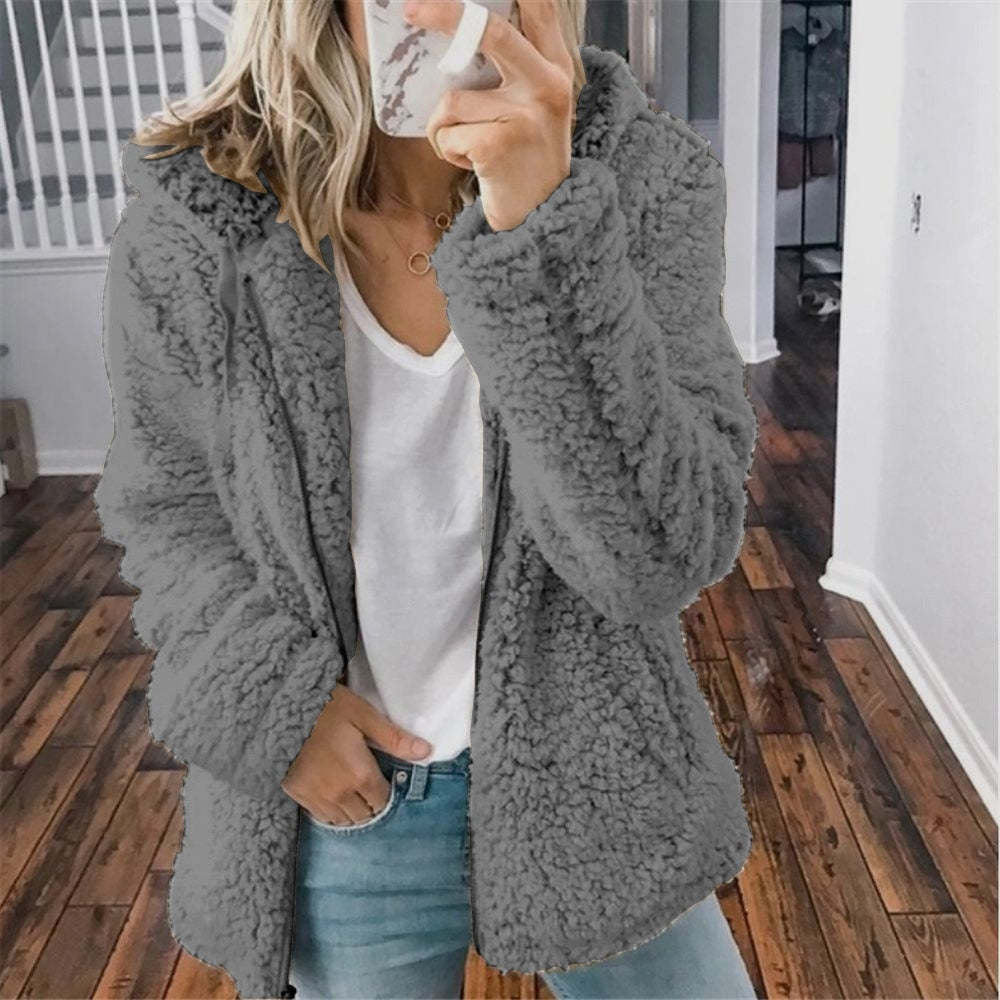 Valenzora | Weiche Kapuzenjacke für Damen