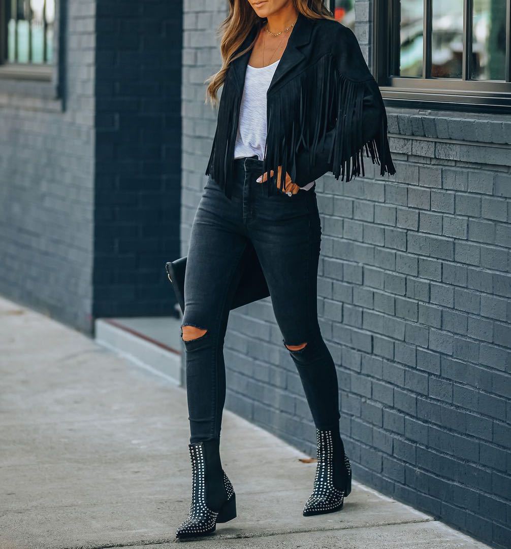 Valenzora | Women's Fringe Jacket