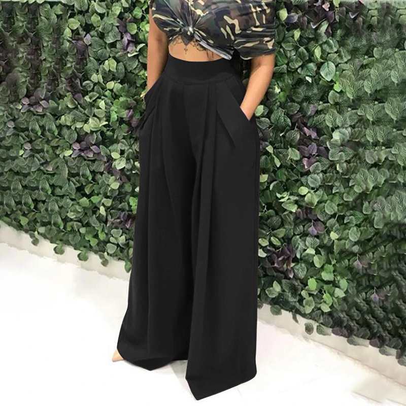 Valenzora - Wide-leg autumn trousers