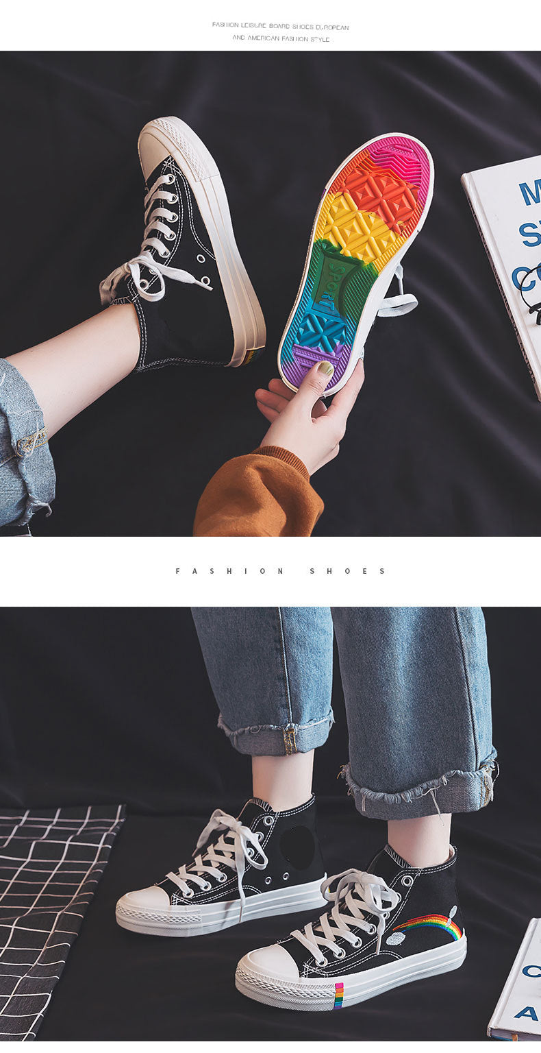Valenzora | Proudly Yours high-top sneakers
