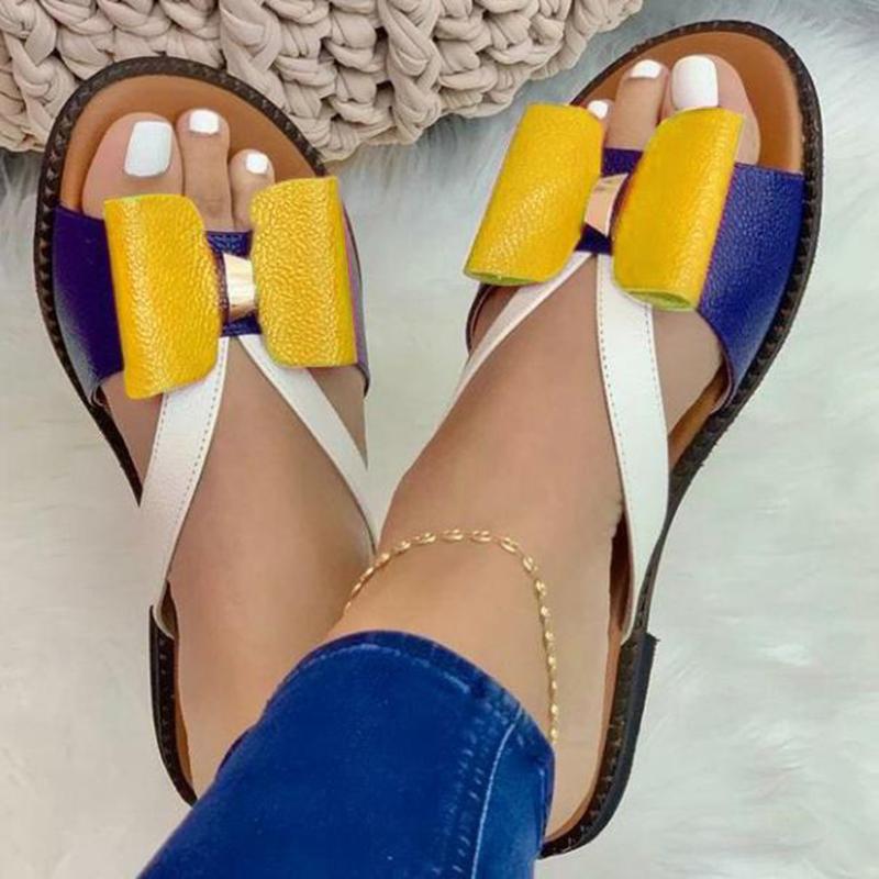 Valenzora | Lässige Sommerschuhe für Damen mit Schmetterlingsknoten