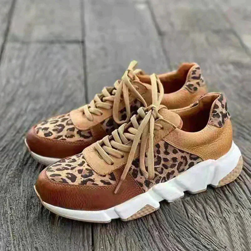 Valenzora | Comfortable leopard print sneakers