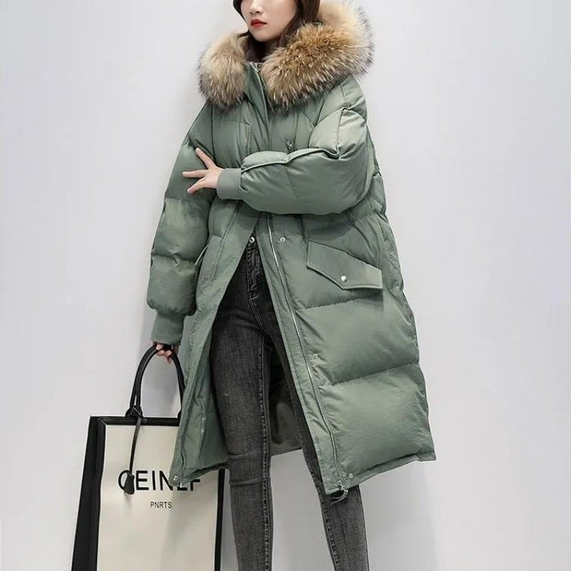 Valenzora | Damen-Winterjacke mit Fell