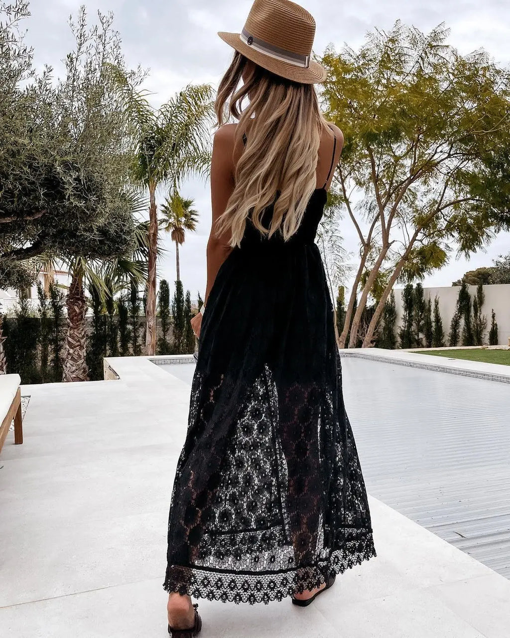 Valenzora | Jumpsuit with lace print