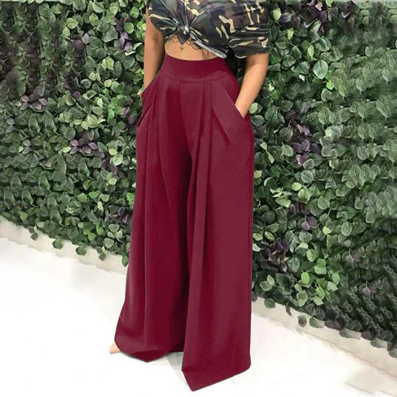 Valenzora - Wide-leg autumn trousers