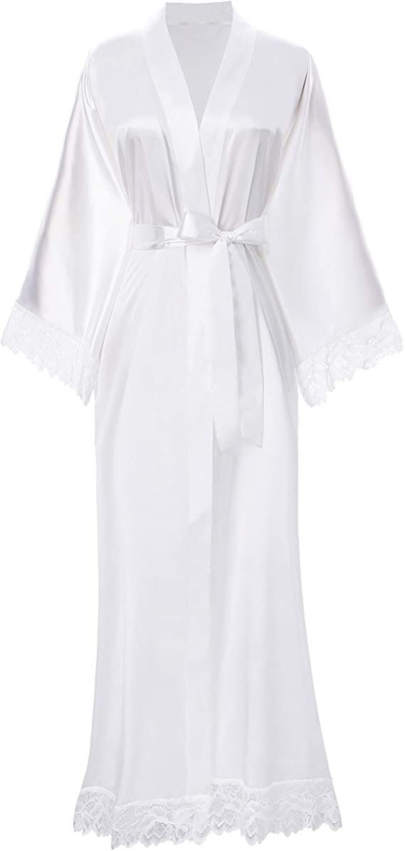 Valenzora | Long bathrobe with spider pattern
