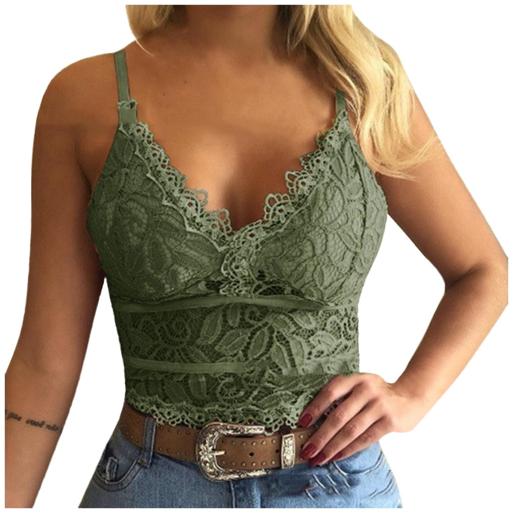 Valenzora | Verführerisches Spitzen-Bralette Crop Top