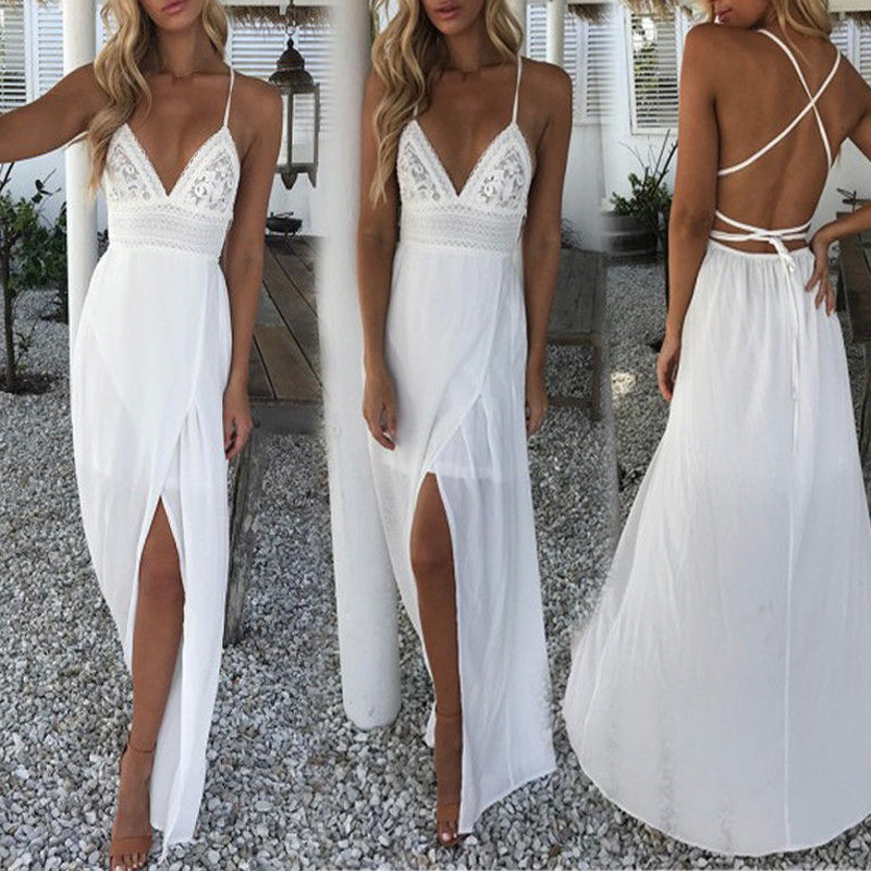 Valenzora | Spitzen-Boho-Flow-Kleid
