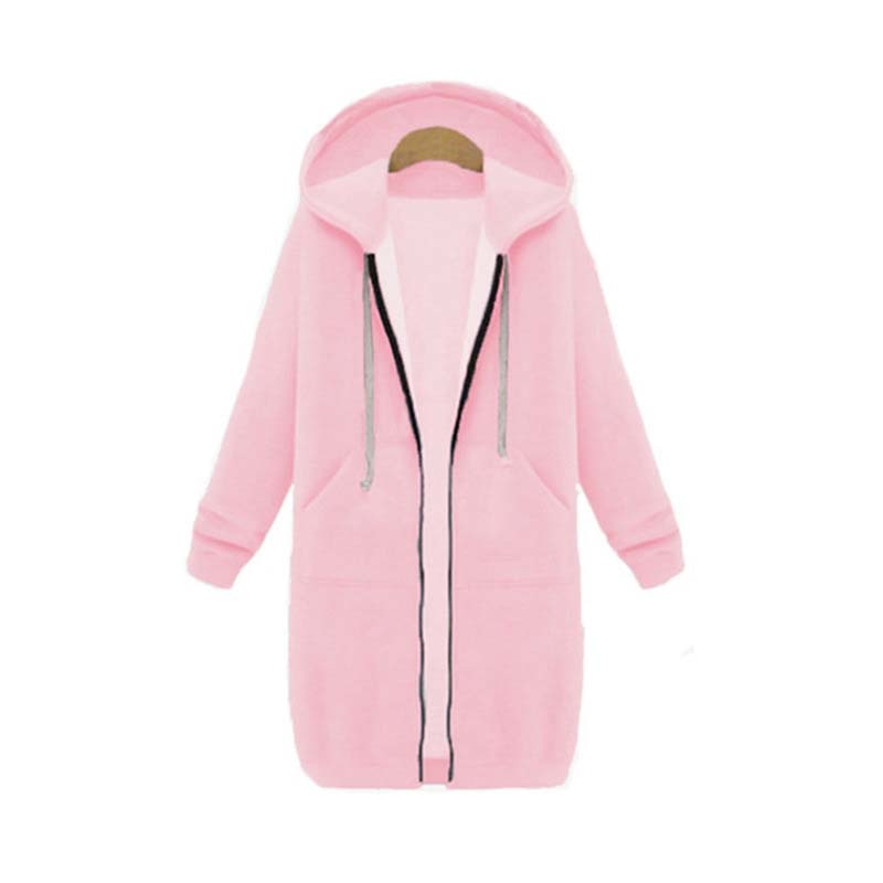 Winter-Kapuzenpullover mit Reißverschluss