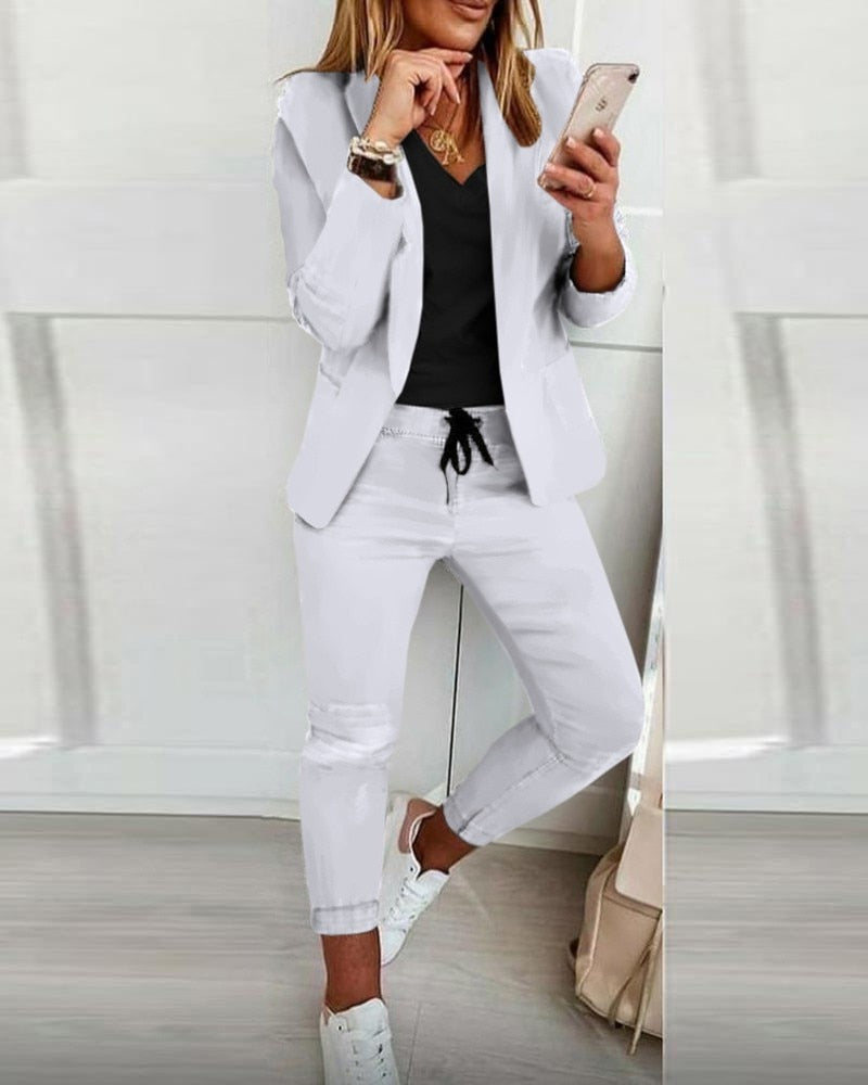 Valenzora - Blazer und Hose als Set