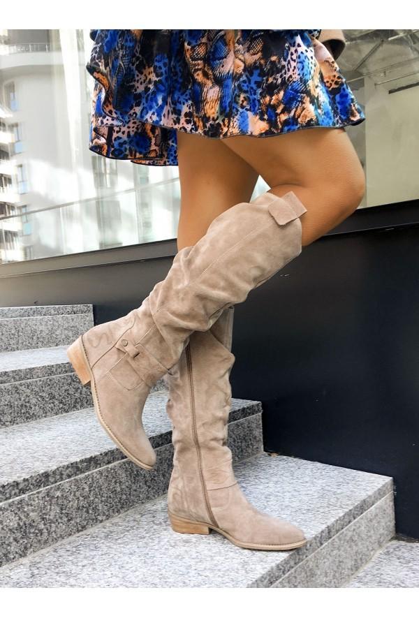 Valenzora | Warm suede boots - Cozy winter shoes