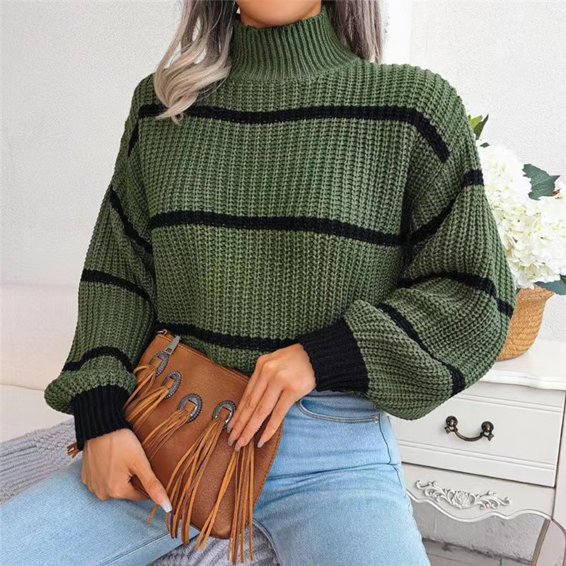 Valenzora | Striped Knit Sweaters for Women