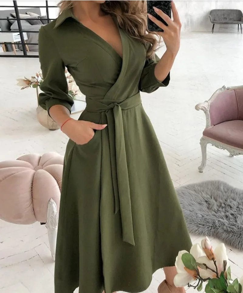 Valenzora | Midi-Kleid Elegantes Design Formelle & Abendgarderobe