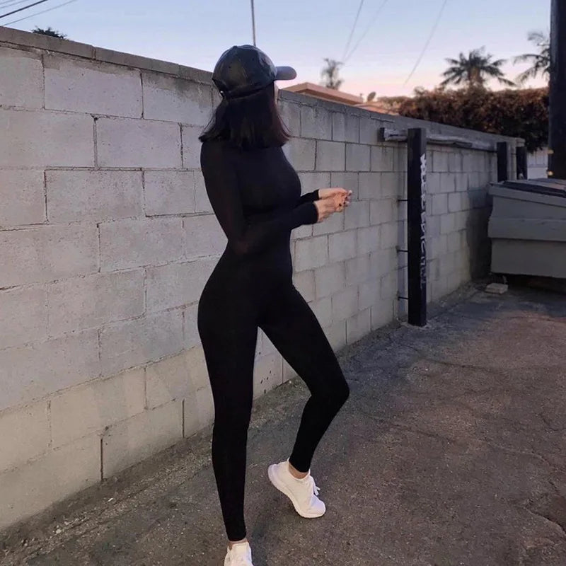 Lässiger, schmal geschnittener Mode-Jumpsuit