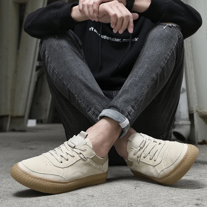 Valenzora | Suede Sneakers with Textured Sole