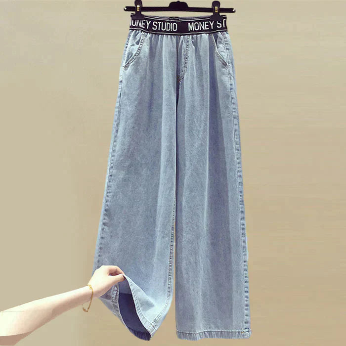 Valenzora - Women's Denim Chic Set