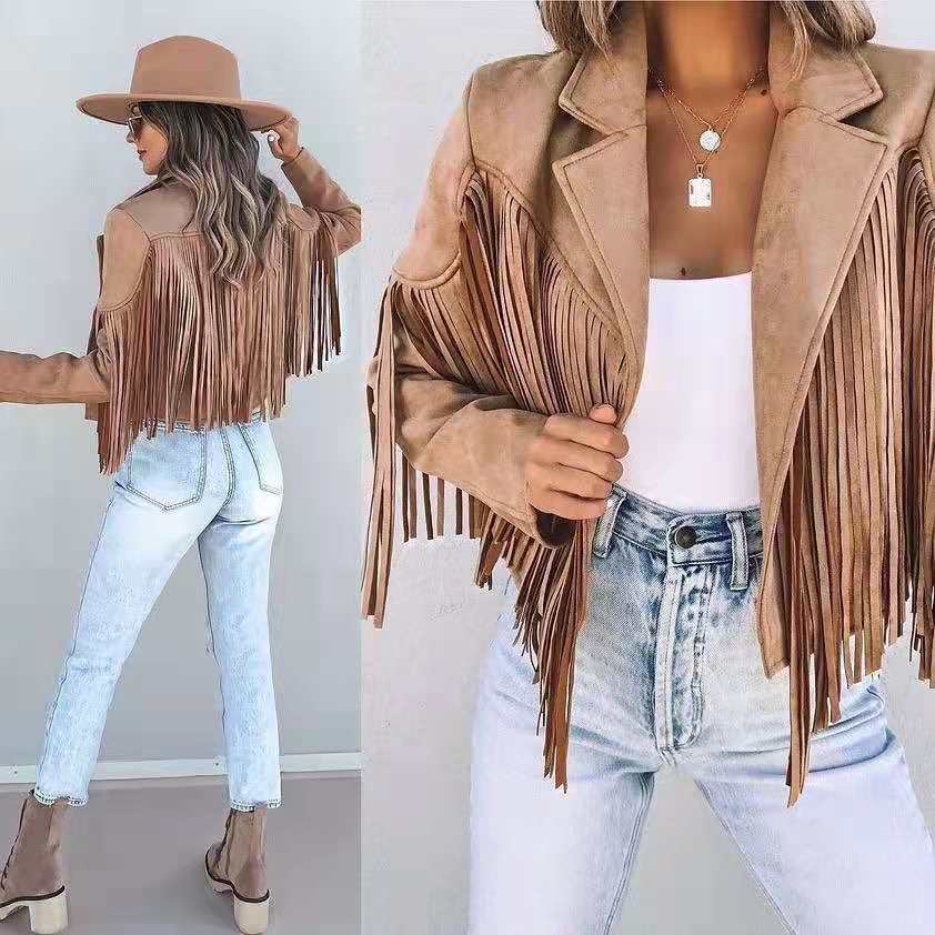 Valenzora | Women's Fringe Jacket
