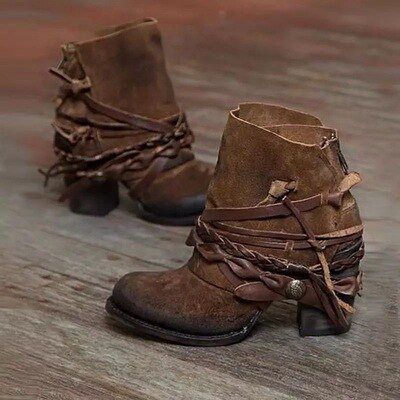 Valenzora | Boho-Wickelstiefel