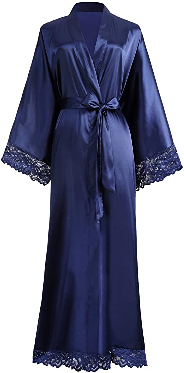 Valenzora | Long bathrobe with spider pattern