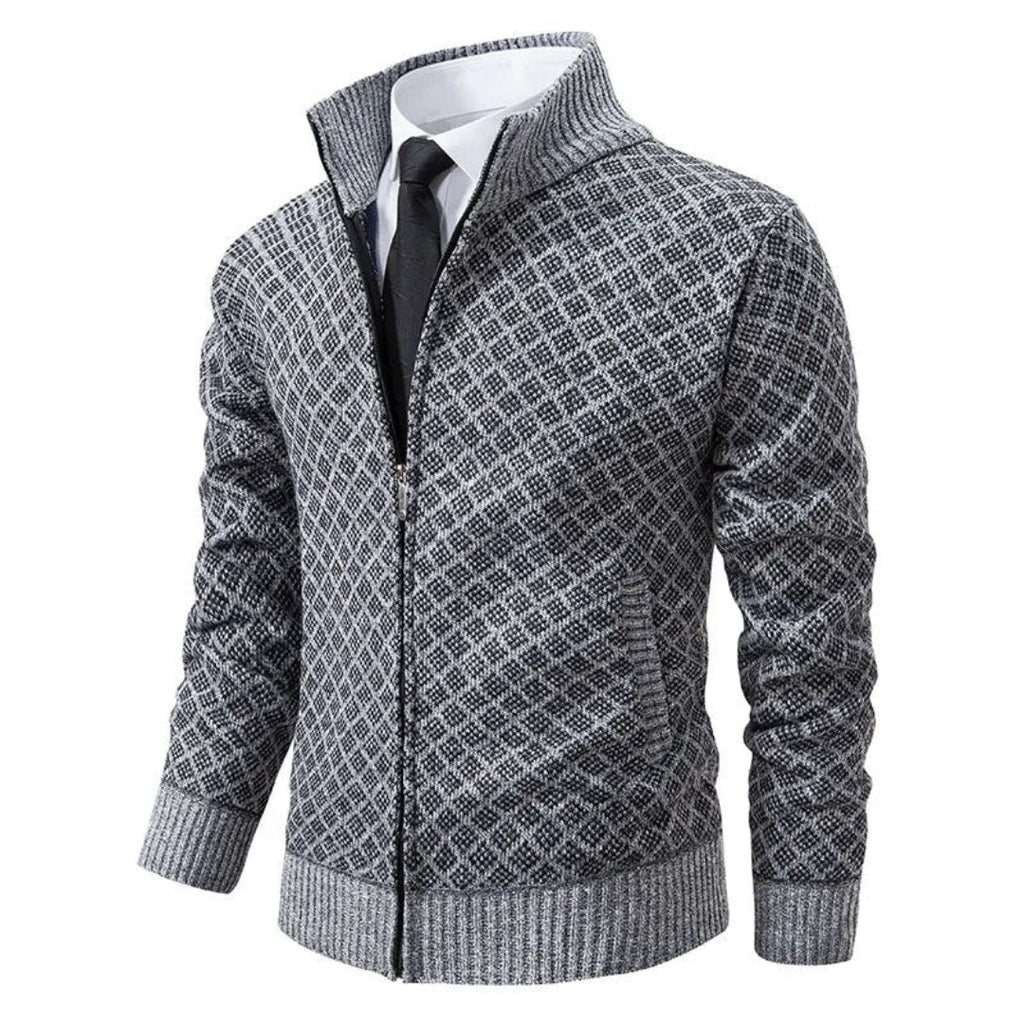Gestrickter Jacquardpullover