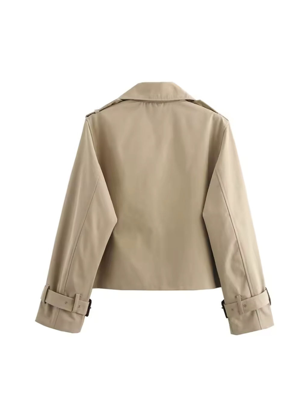 Valenzora | Double-breasted versatile short trench coat