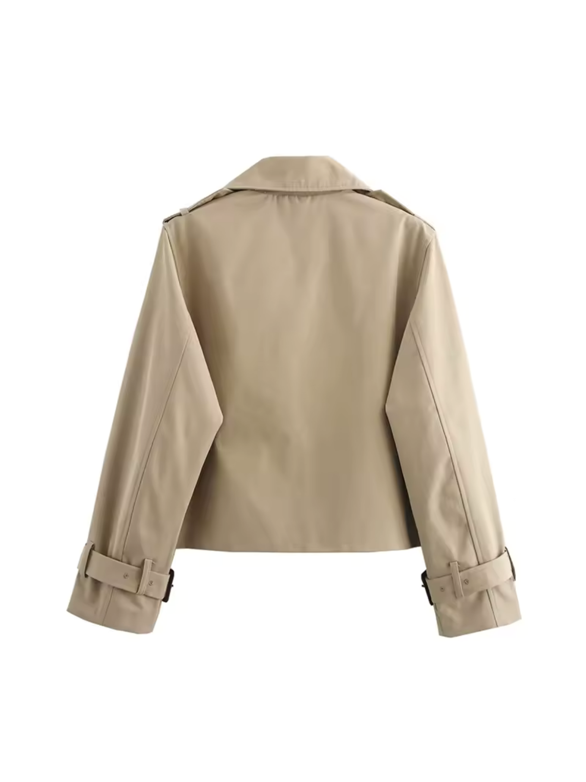 Valenzora | Double-breasted versatile short trench coat