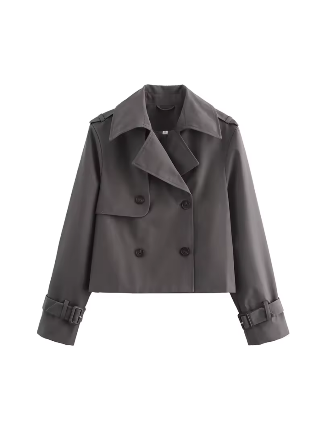 Valenzora | Double-breasted versatile short trench coat